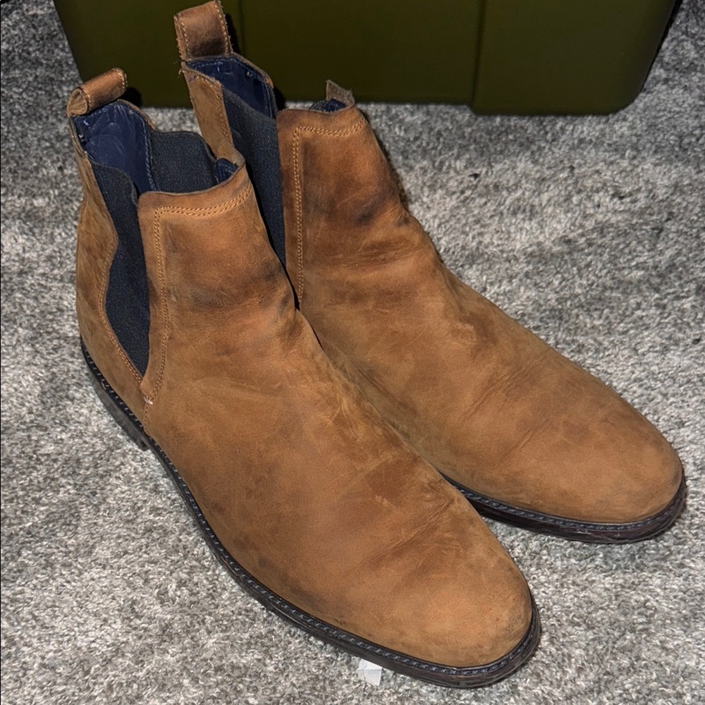 Cole Haan Brown Suede Chelsea Boots